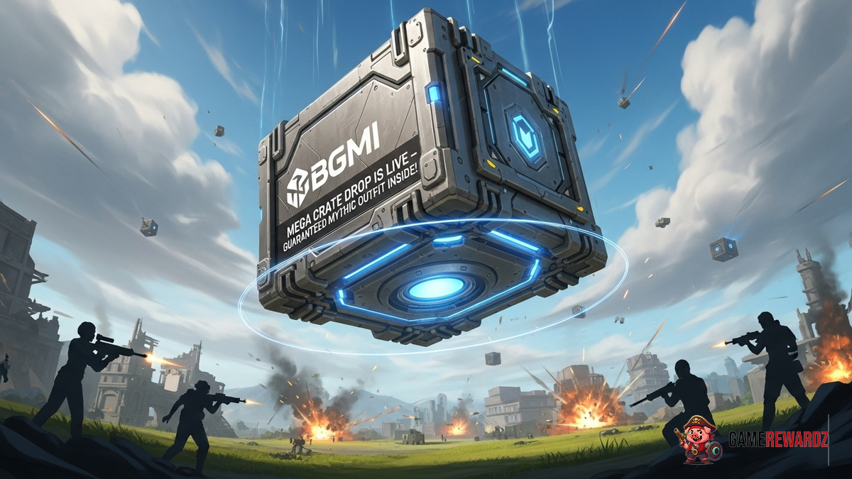 BGMI's Mega Crate Drop is LIVE – Guaranteed Mythic Outfit Inside!
